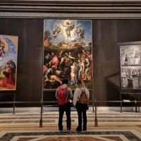 Come face-to-face with Raphael's final masterpiece in the Vatican Picture Gallery