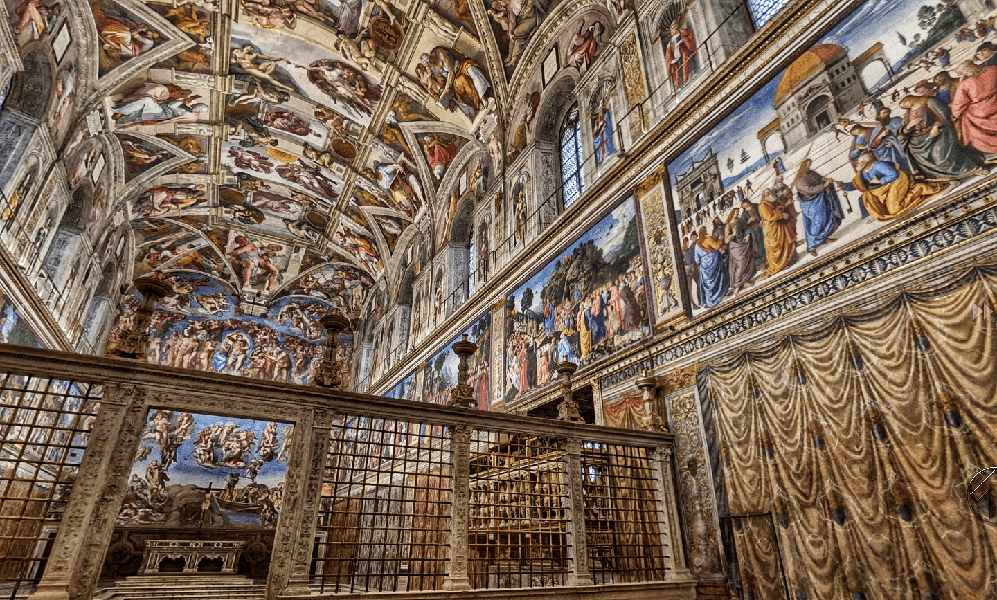 Sistine Chapel Virtual Tour Through Eternity Tours
