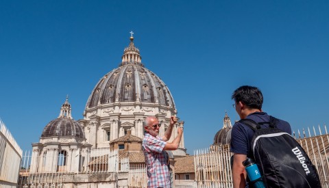 Unbeatable views of the Dome of St Peters