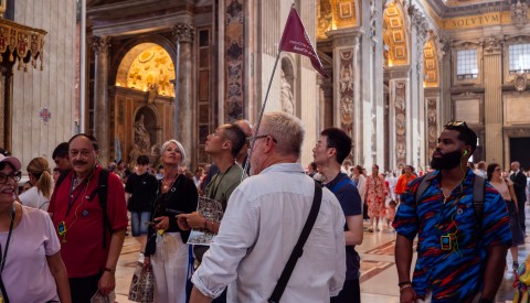 Be left in awe by the majesty of St Peter's Basilica