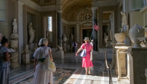 Be expertly led around the countless galleries of the Vatican.