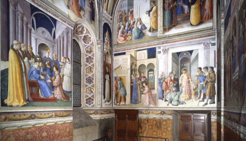 Explore the Niccoline Chapel, once the private chapel of the Pope